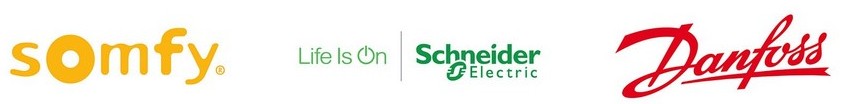 Danfoss, Somfy, Schneider Electric