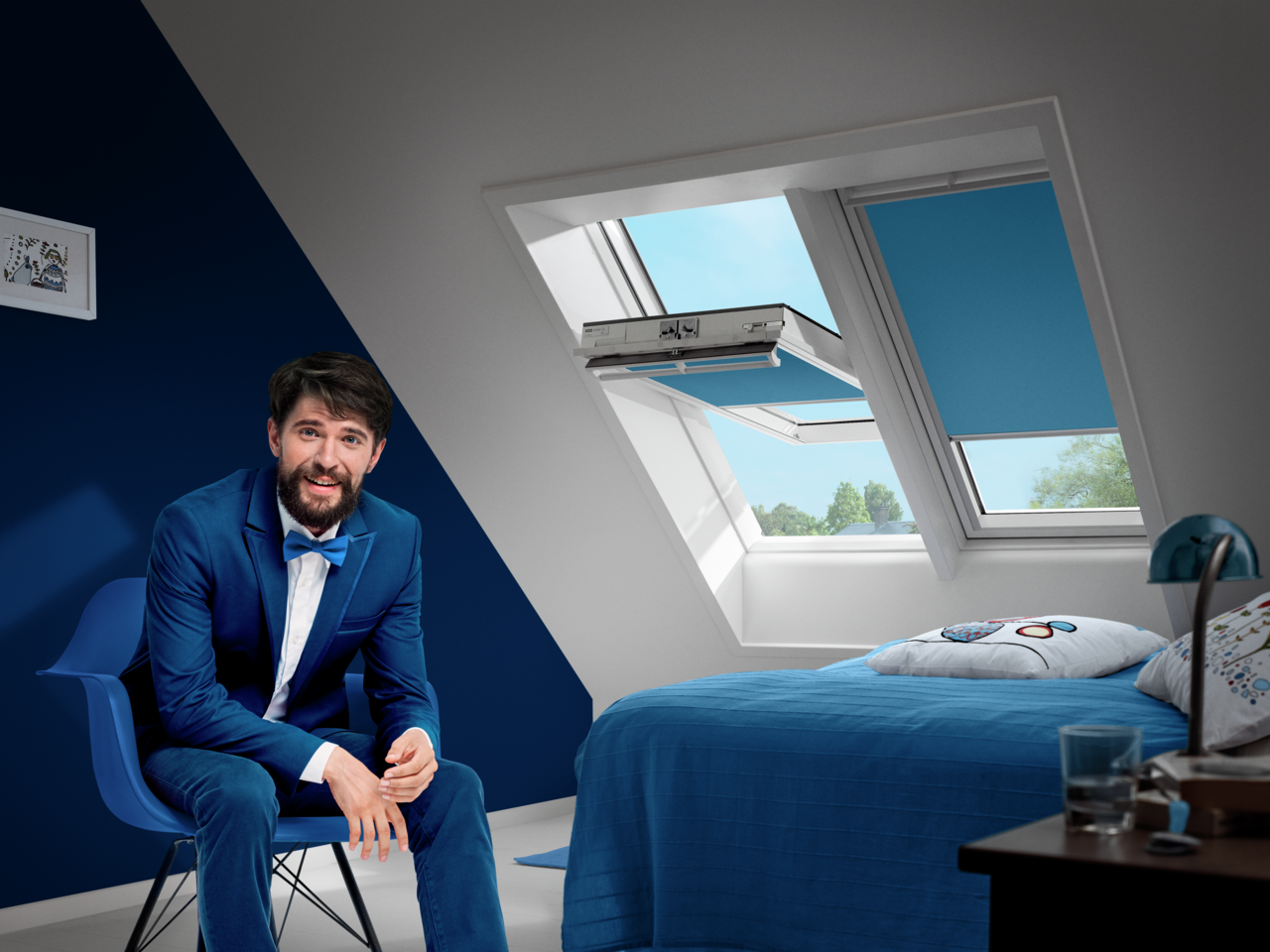 VELUX „Colour by You”, rulouri opace