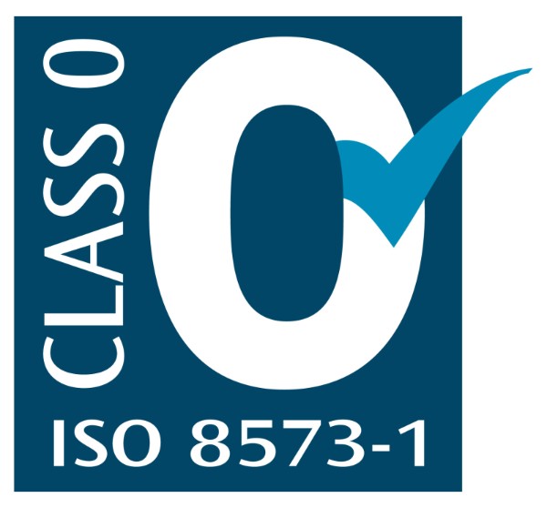 Certified as oil-free in the category ‘Class Zero' according to ISO 