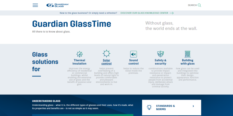 Glass solutions